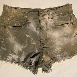 Aeropostale Tie-Dye High Waisted Shorts
